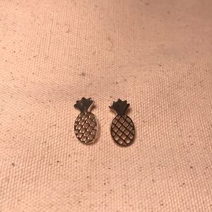 GOLD PINEAPPLE EARRINGS